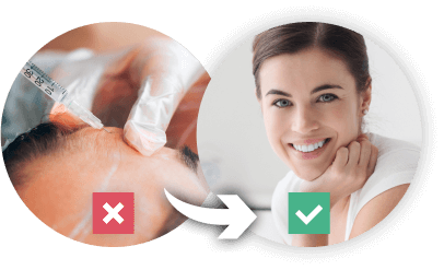 before and after use