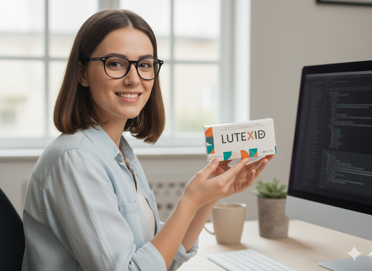 Profesional usando LutexId en su oficina