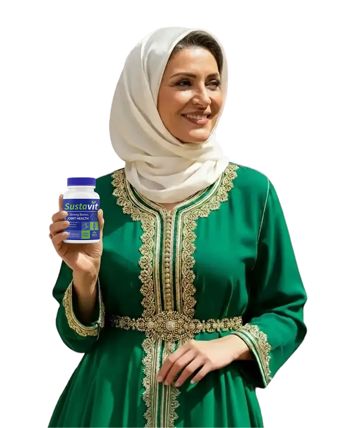 Woman with product