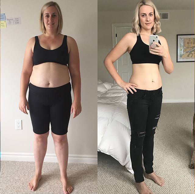 Zdjęcie po kuracji oschudzającej