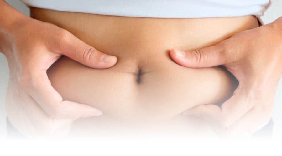 Efekt: Redukcja tłuszczu z brzucha