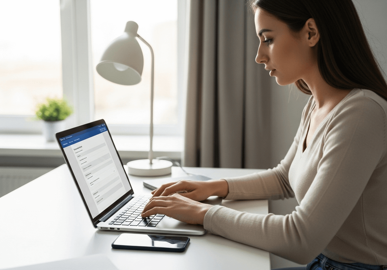 Paso 1 - Completar formulario