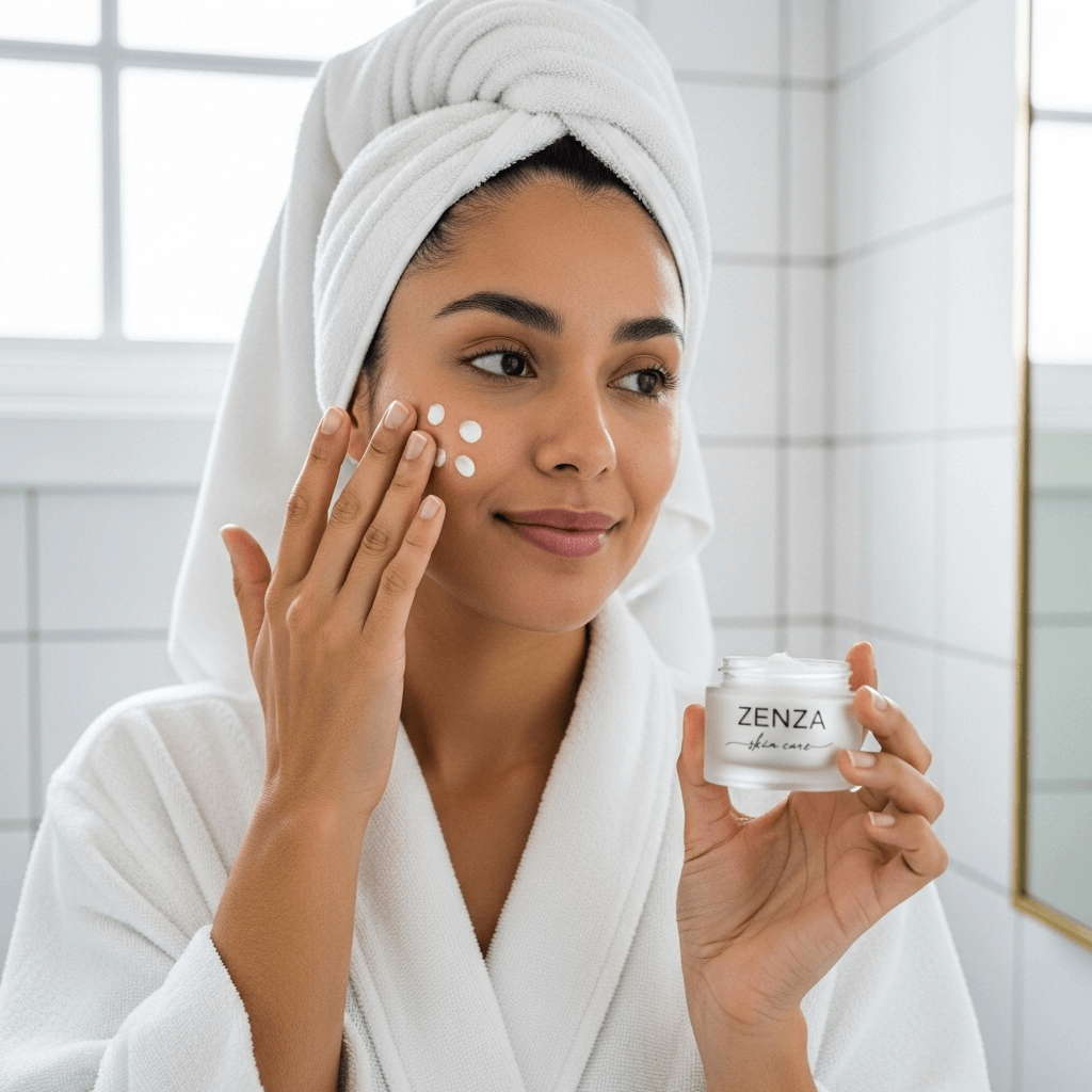 Paso 2 - Aplicar Zenza Cream